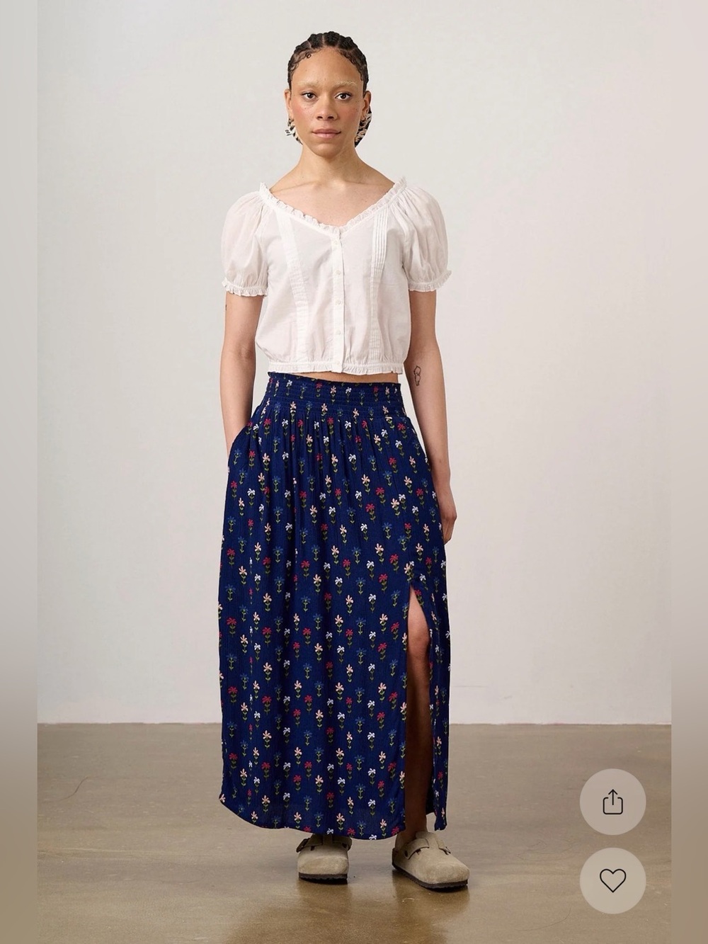 Lucy & Yak Elasticated Waist Skirt - Picture 6 of 8